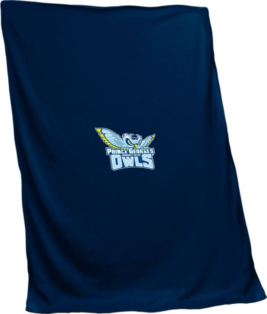 Prince George's Community College Owls 84" x 54" Sweatshirt Blanket