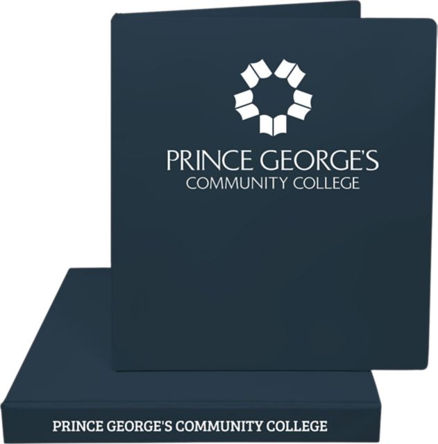 Prince George's Community College 1'' Vinyl Binder
