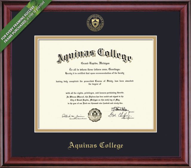 Aquinas College 8.5'' x 11'' Classic Diploma Frame