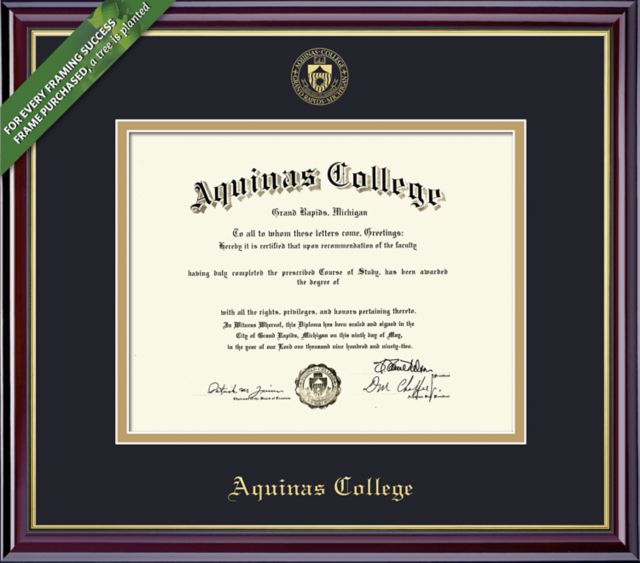 Aquinas College 8.5'' x 11'' Windsor Diploma Frame