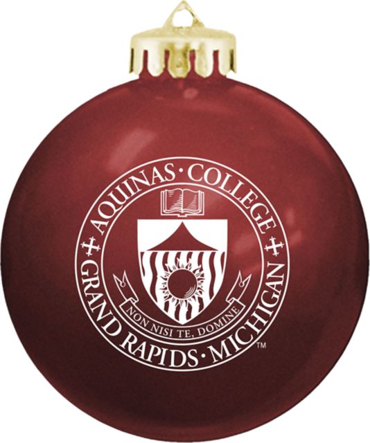 Aquinas College Round Shatterproof Ornament