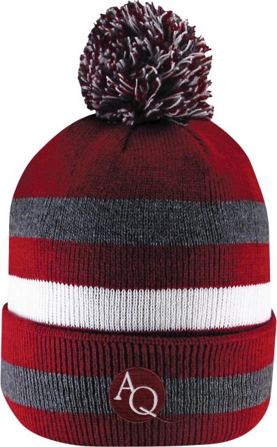 Aquinas College Cuff Pom Knit Hat