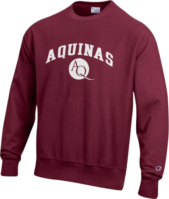 Aquinas College Reverse Weave Crewneck Sweatshirt