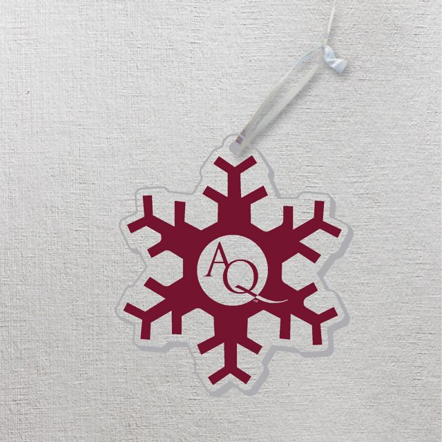 Aquinas College 3'' x 4'' Etched Plexiglass Ornament