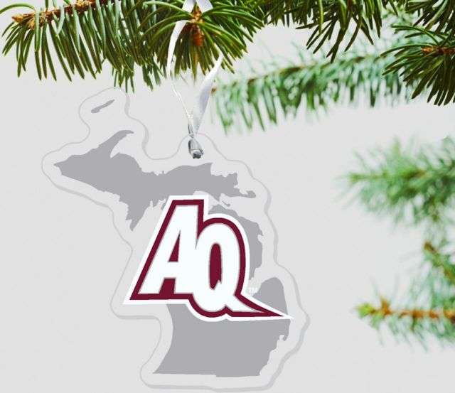 Aquinas College 3 x 4 Ornament
