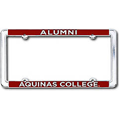 Aquinas College Alumni Thin Dome License Plate Frame
