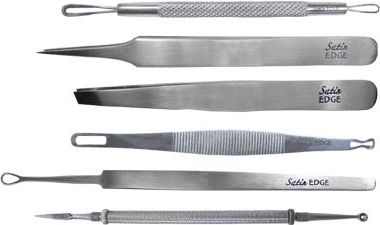 Esthetic Kit 6 piece Satin Edge Spa Tools
