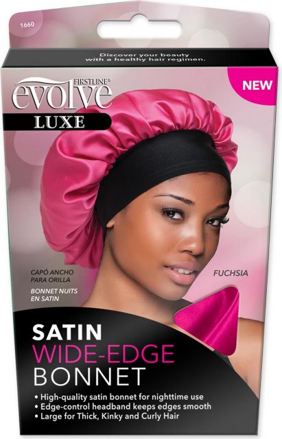 Evolve Bonnet Satin Wide Edge