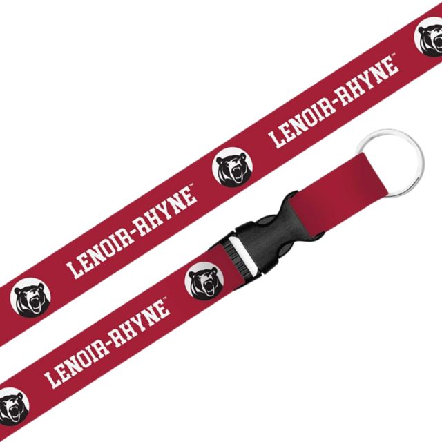 Lenoir-Rhyne University Bears Lanyard with Buckle