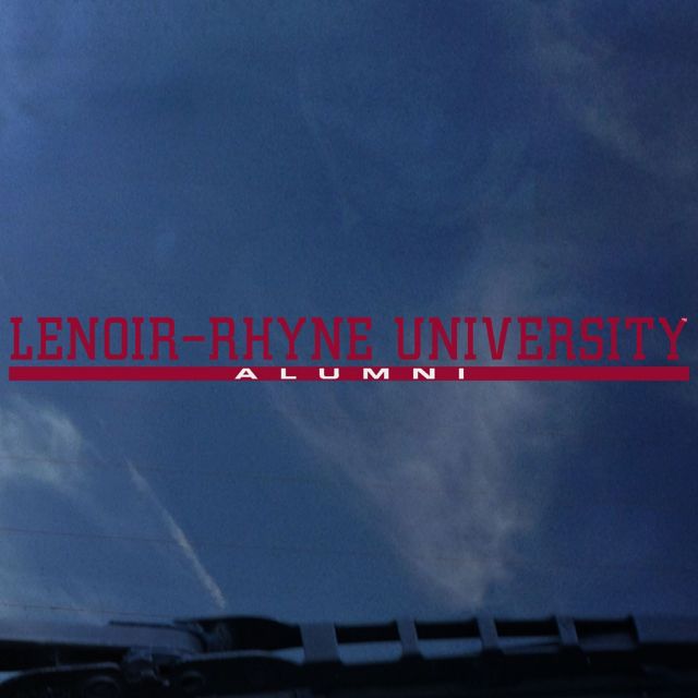 Lenoir-Rhyne University Alumni Strip Decal
