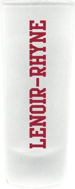 Lenoir-Rhyne University Frosted Collector's Glass