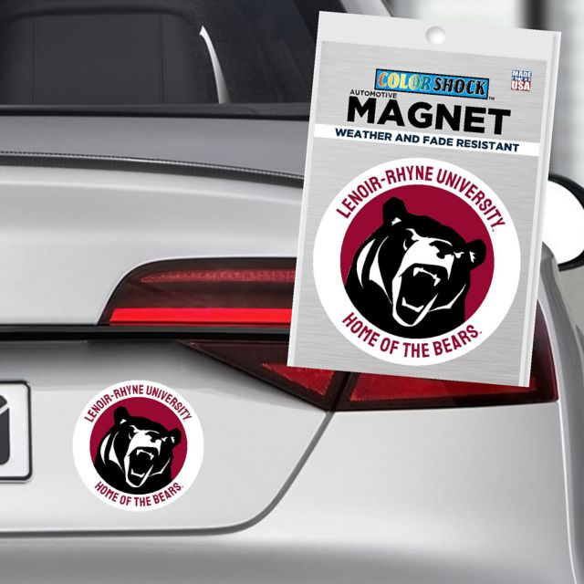Lenoir-Rhyne University Bears 4'' x 4'' Magnet