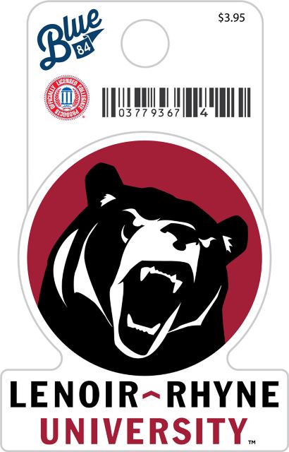 Lenoir-Rhyne University Bears Mini Sticker