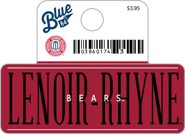Lenoir-Rhyne University Bears Mini Sticker