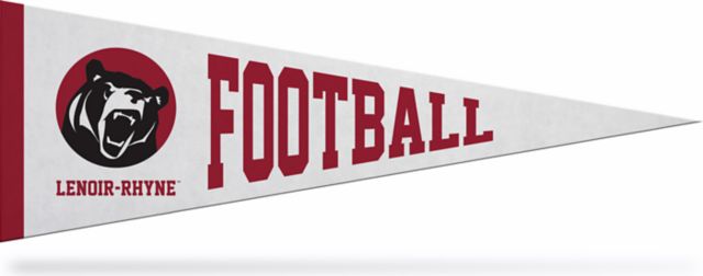 Lenoir-Rhyne University Bears Football 5" x 15" Pennant