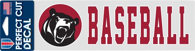 Lenoir-Rhyne University 3'' x 10'' Baseball Decal