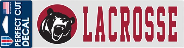 Lenoir-Rhyne University Lacrosse 3 x 10 Decal