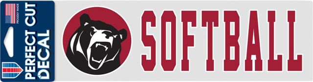 Lenoir-Rhyne University Softball 3'' x 10'' Perfect Cut Decal