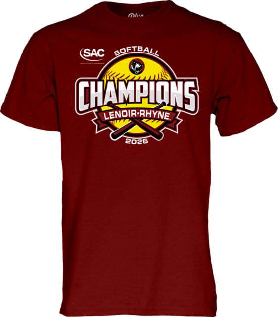 Lenoir-Rhyne University Softball 2026 Regular Season Champions Short Sleeve T-Shirt
