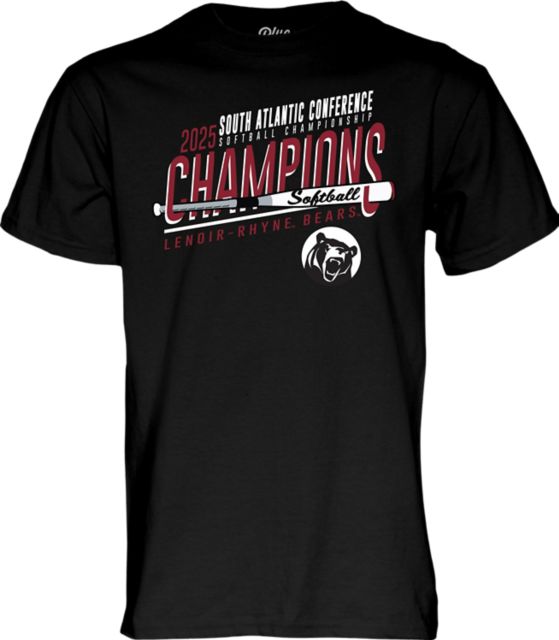 Lenoir-Rhyne University Softball 2025 SAC Champions Short Sleeve T-Shirt