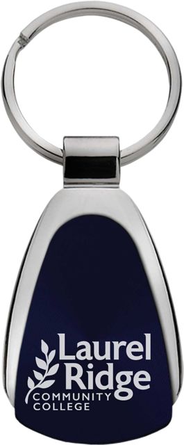 Laurel Ridge Community College Teardrop Keychain