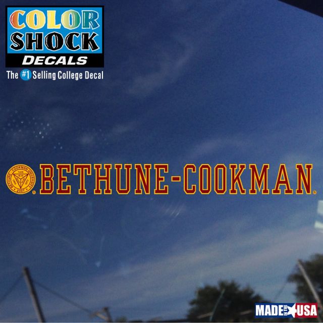 Bethune Cookman Strip Decal
