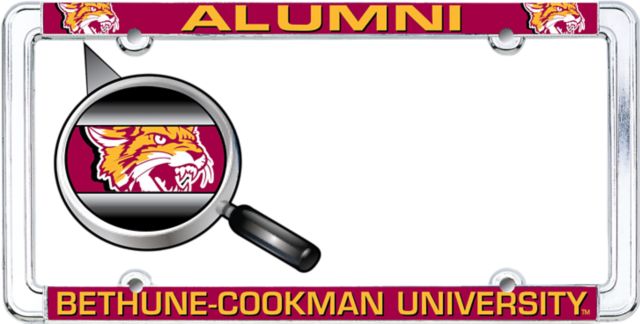 Bethune-Cookman University Alumni Thin Dome License Plate Frame