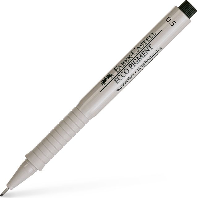 Ecco Pigment Fibre Tip 0.5 Blk