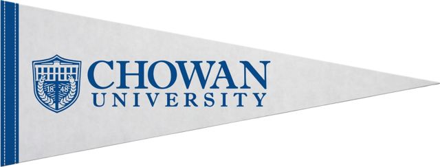 Chowan University 9x24 Pennant