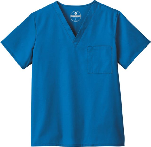 UNISEXSX VNK 1POCKET SCRUB TOP ROY2X
