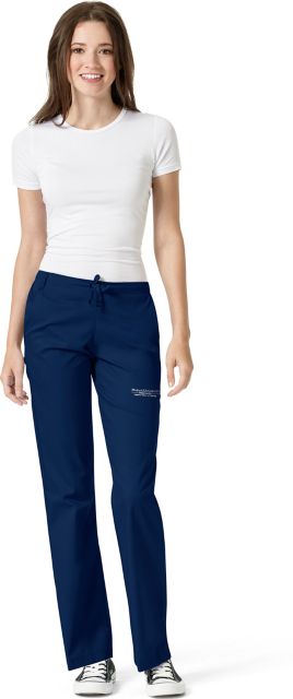 WOMENS FLARE PANT NAVY XXS