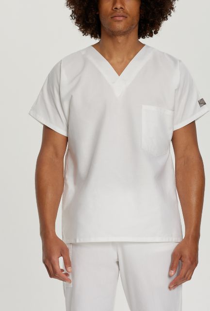 Landau Scrub Zone Unisex 1-Pocket V-Neck Scrub Top Medium