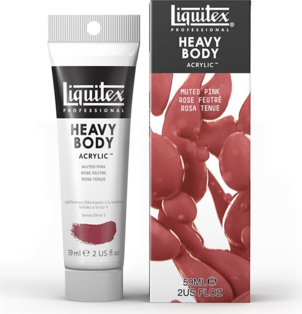Heavy Body Acrylic Muted Collection 59mL Pink