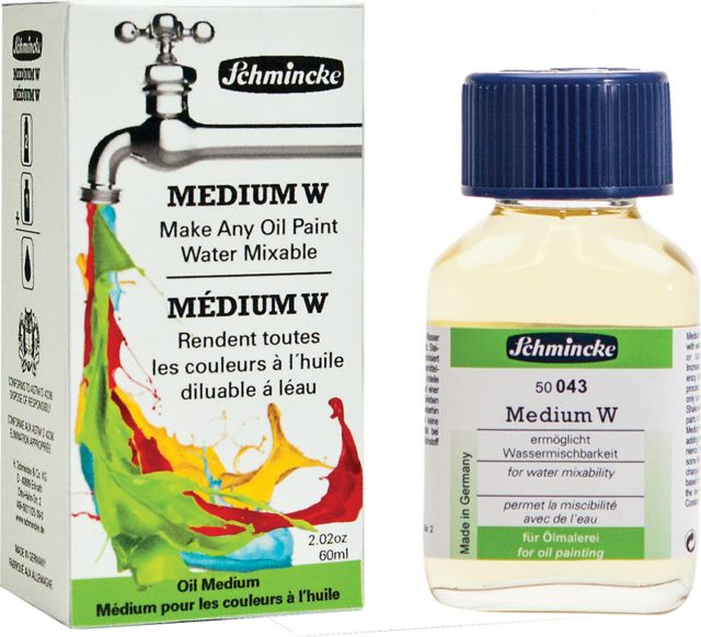 MEDIUM W WATER MIXABLE OIL MEDIUM 60ML
