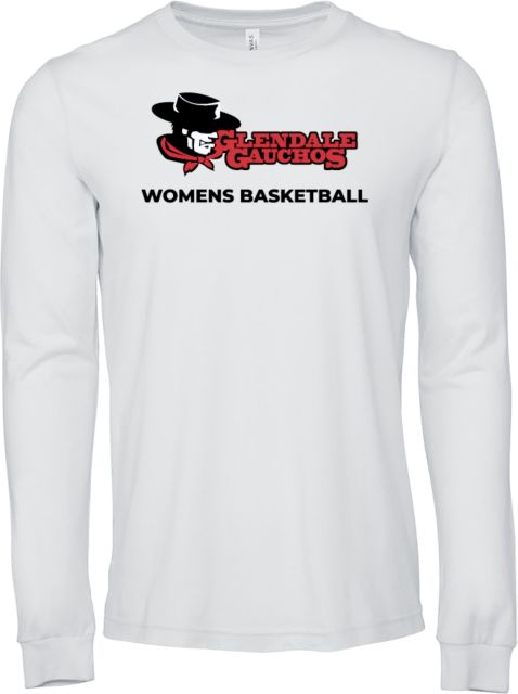 Glendale Bella + Canvas Jersey Cotton Long Sleeve T Shirt GGA Glendale Gauchos Womens - ONLINE ONLY