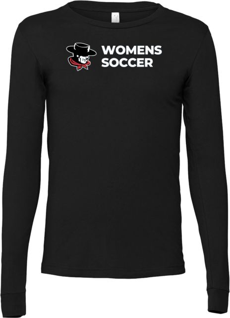 Glendale Bella + Canvas Jersey Cotton Long Sleeve T Shirt GGA Gauchos Womens Soccer - ONLINE ONLY