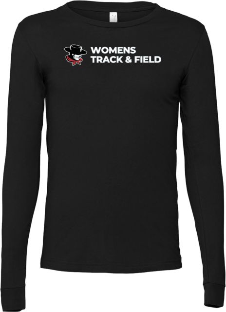 Glendale Bella + Canvas Jersey Cotton Long Sleeve T Shirt GGA Gauchos Womens Track & Field - ONLINE ONLY