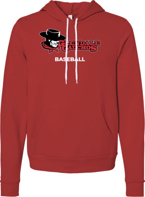 Glendale Bella + Canvas Fleece Hood GGA Glendale Gauchos Baseball - ONLINE ONLY