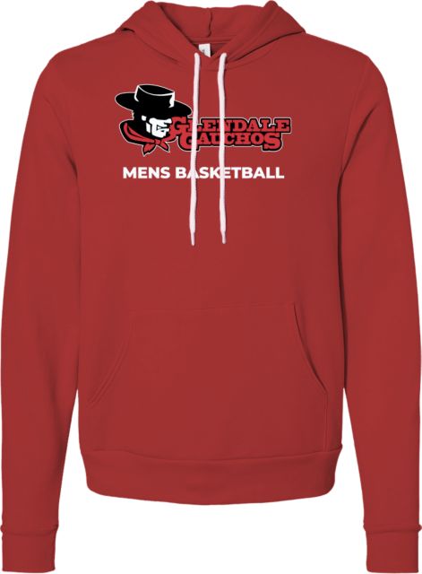 Glendale Bella + Canvas Fleece Hood GGA Glendale Gauchos Mens Basketball - ONLINE ONLY