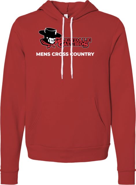 Glendale Bella + Canvas Fleece Hood GGA Glendale Gauchos Mens Cross Country - ONLINE ONLY