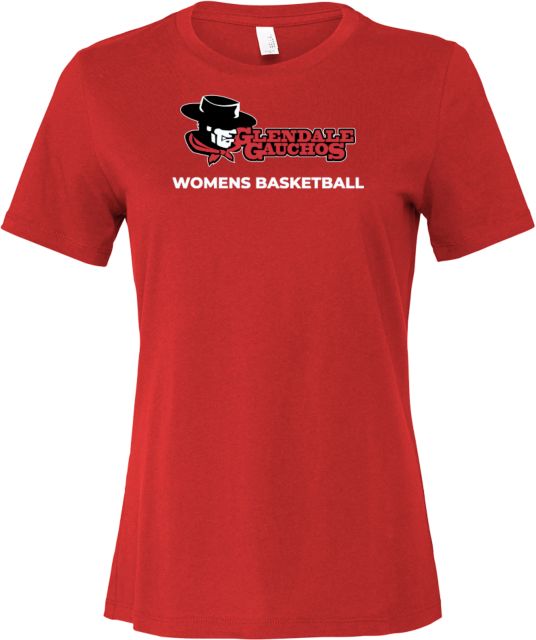 Glendale Bella + Canvas Womens Relaxed Cotton T Shirt GGA Glendale Gauchos Womens - ONLINE ONLY