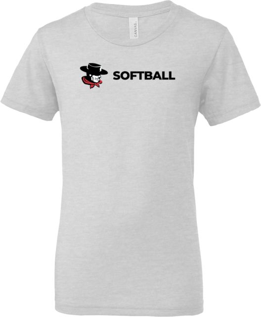Glendale Bella + Canvas Youth Jersey T Shirt GGA Gauchos Softball - ONLINE ONLY