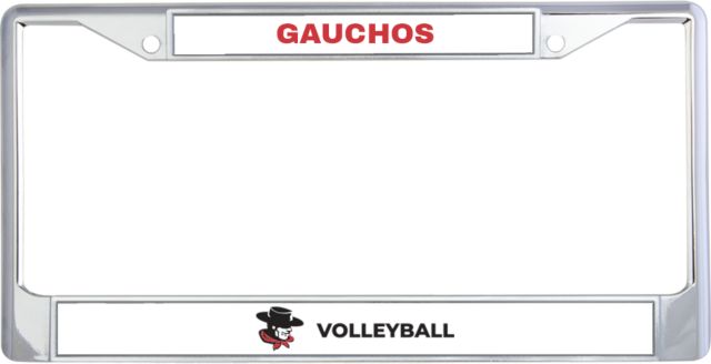 Glendale Metal License Plate Frame in GGA Gauchos Volleyball - ONLINE ONLY