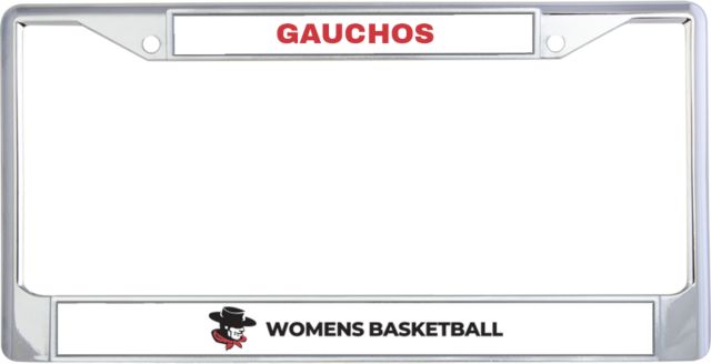 Glendale Metal License Plate Frame in GGA Gauchos Womens Basketball - ONLINE ONLY