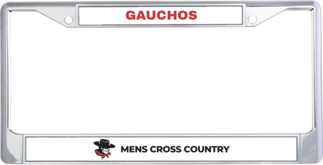 Glendale Metal License Plate Frame in GGA Gauchos Mens Cross Country - ONLINE ONLY