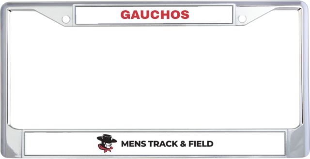 Glendale Metal License Plate Frame in GGA Gauchos Mens Track & Field - ONLINE ONLY