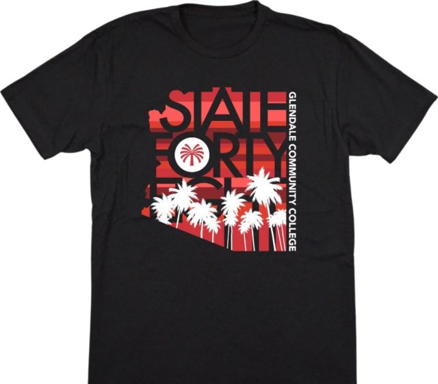 Glendale Community College State Forty Eight Short Sleeve T-Shirt