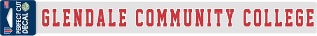 Glendale Community College 2'' x 17'' Perfect Cut Decal