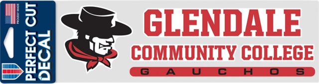 Glendale Community College 3'' x 10'' Perfect Cut Decal