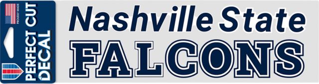 Nashville State Community College 3'' x 10'' Perfect Cut Decal